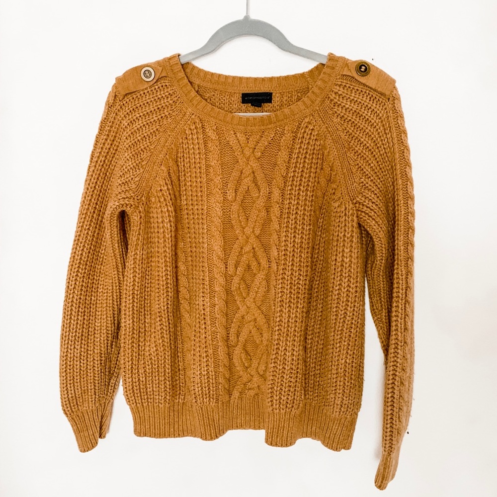 chunky knitted sweater